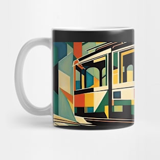 The Art of Trams - Soviet Realism Style #002 - Mugs For Transit Lovers Mug